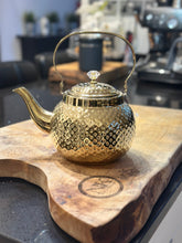 Load image into Gallery viewer, Gold Stylish Tea pot
