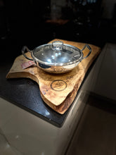 Load image into Gallery viewer, Naz's Kitchen HONEYCOMB Stainless Steel Wok Kadai with Glass Lid (Copy)
