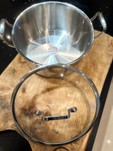 Load image into Gallery viewer, Naz&#39;s Kitchen Triply Stainless Steel Deep Pot with Glass Lid
