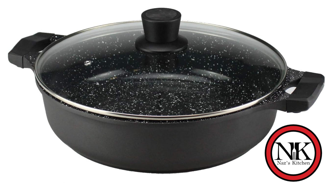 Naz's Kitchen Low Casserole Non Stick Aluminium Dish